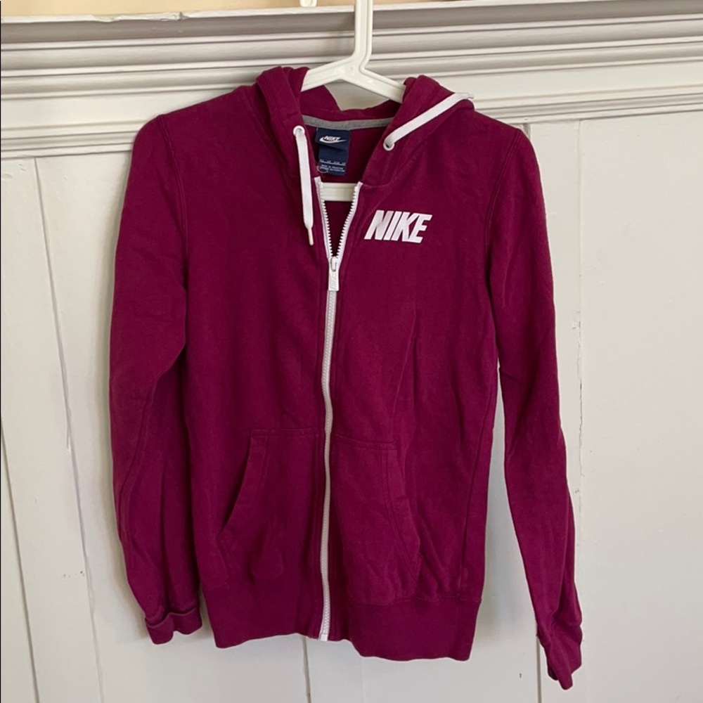 Nike magenta hoodie sz XS